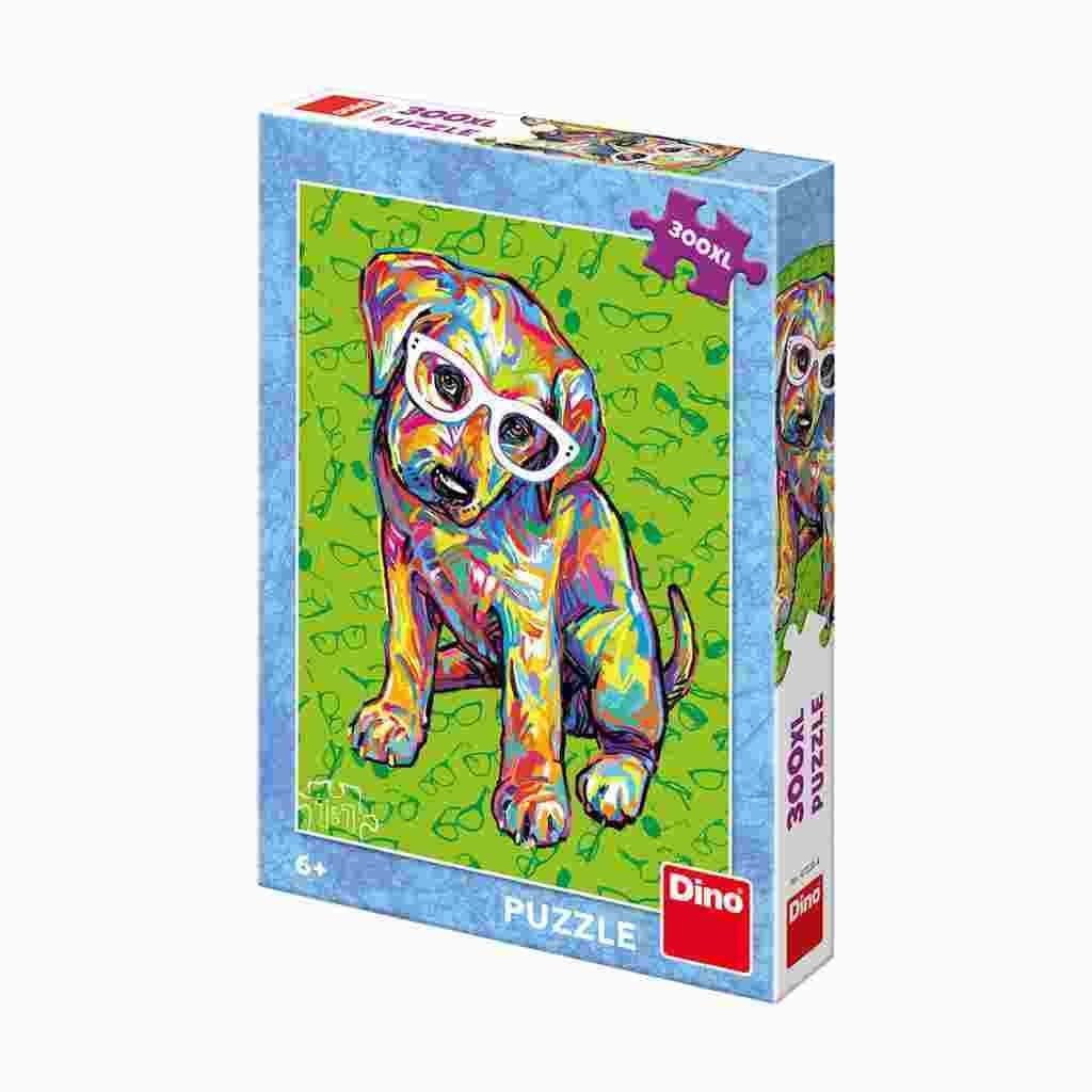 Dino - Puzzle Puppy with glasses - 300 dielov