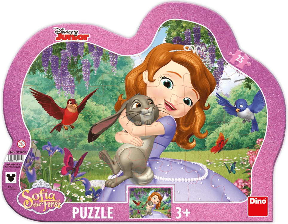 DINO Puzzle Sofie a zvířátka 25 dílků
