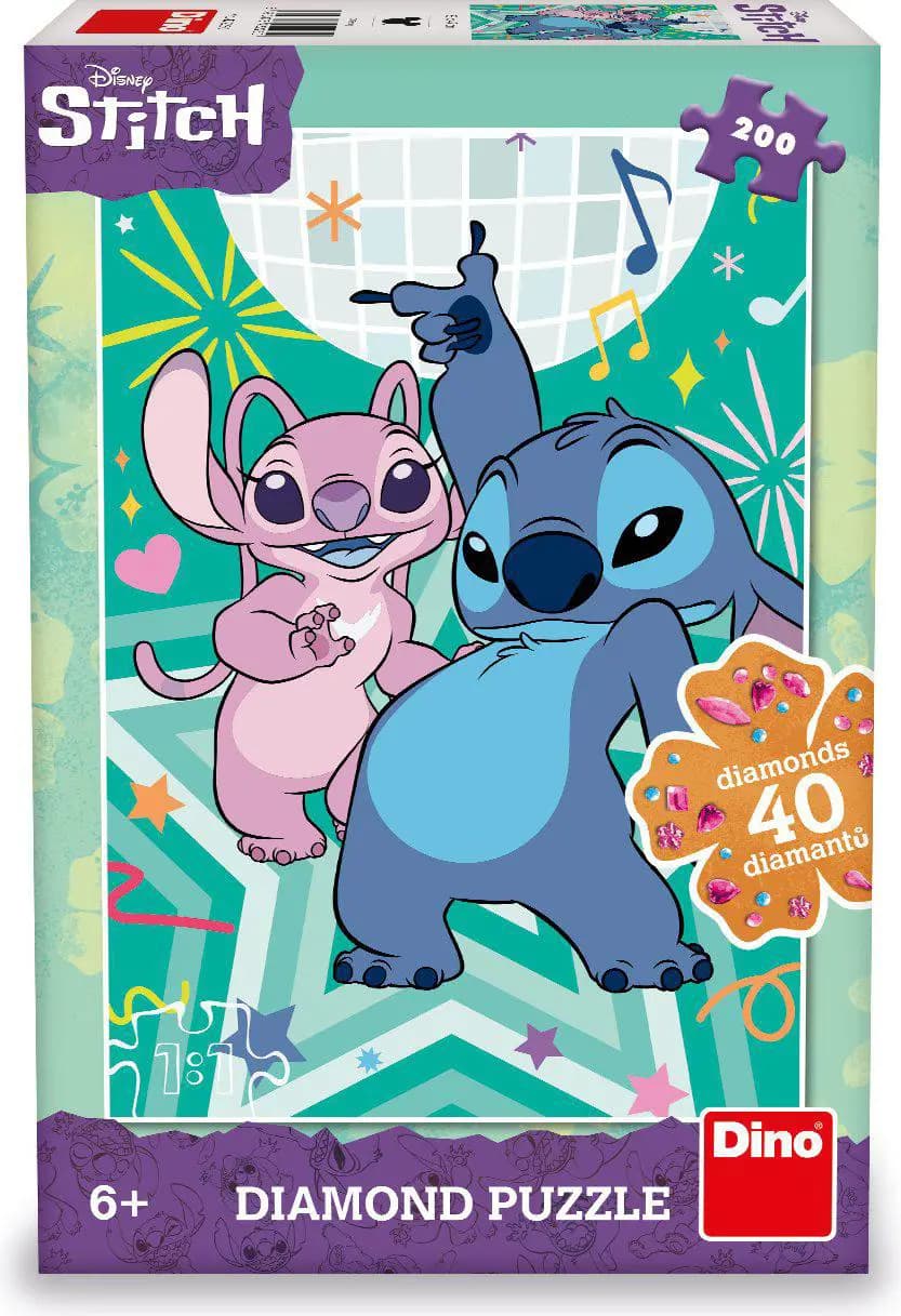 Dino - Puzzle Stitch diamond - 200 dielov