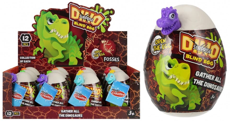 Dino vo vajíčku MAXI 14cm - zelená