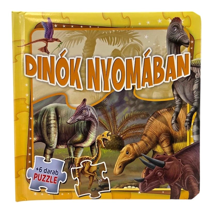 Dinók nyomában könyv+6puzzle  (Maďarská verzia)
