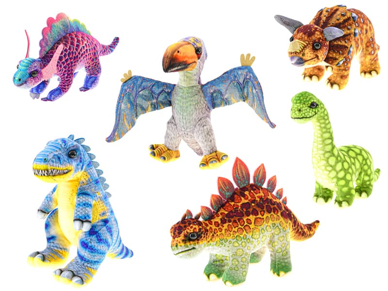 Dinosaurus plyšový 18-26cm - náhodný