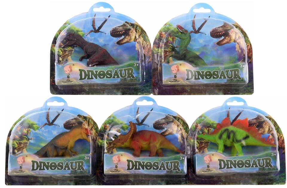 Dinosaurus v krabičke - zeleno-žltá - Tyrannosaurus