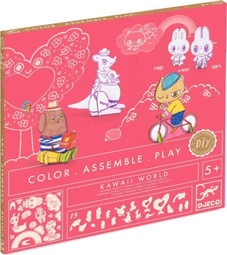 DJECO 3D sada - Kawaii world
