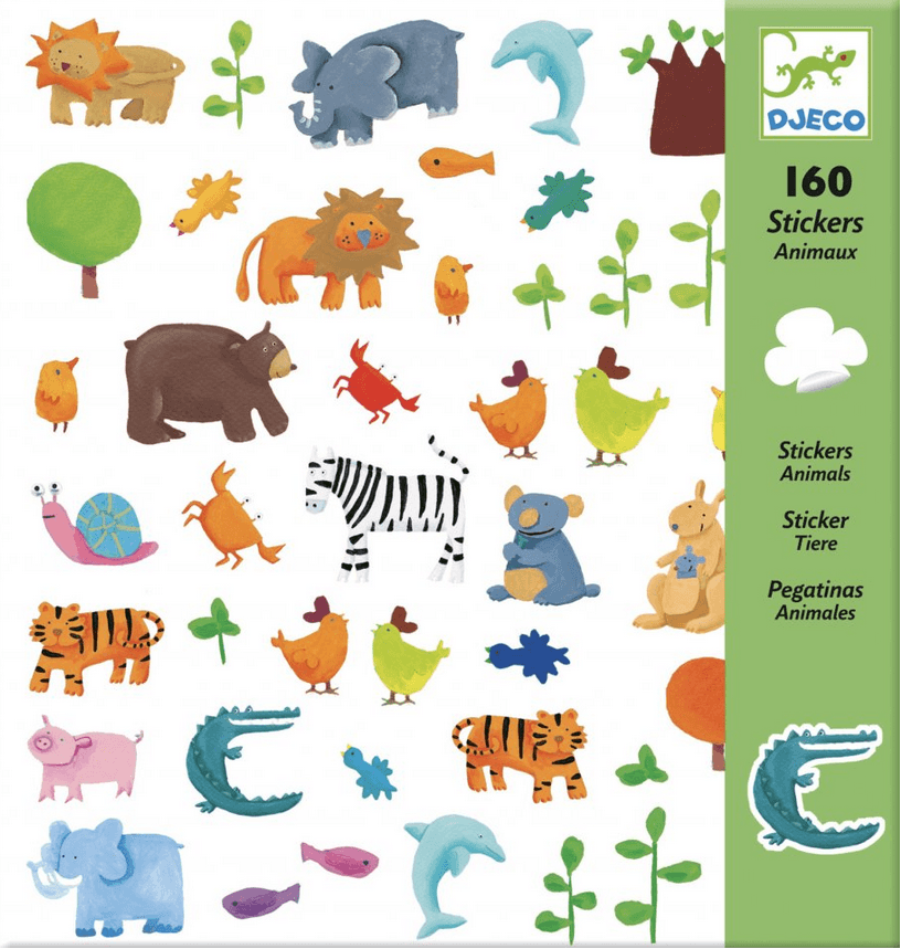 DJECO Samolepky ZOO