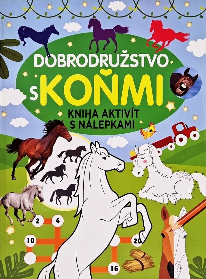 Dobrodružstvo s koňmi aktivity s nálepkami