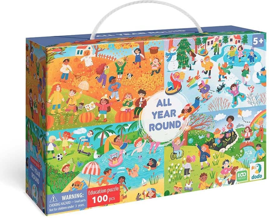 DODO Puzzle Během celého roku 100 dílků