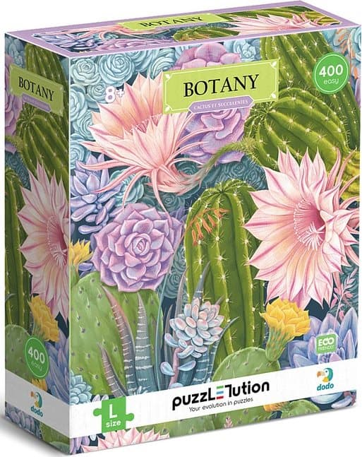 DODO Puzzle Botany: Kaktusy a sukulenty 350 dílků