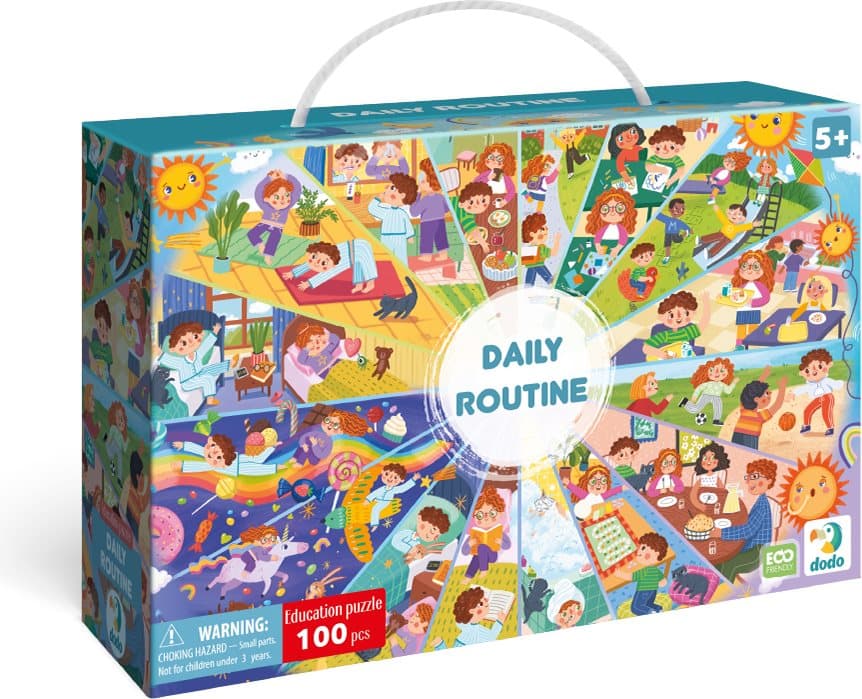 DODO Puzzle Denní rutina 100 dílků
