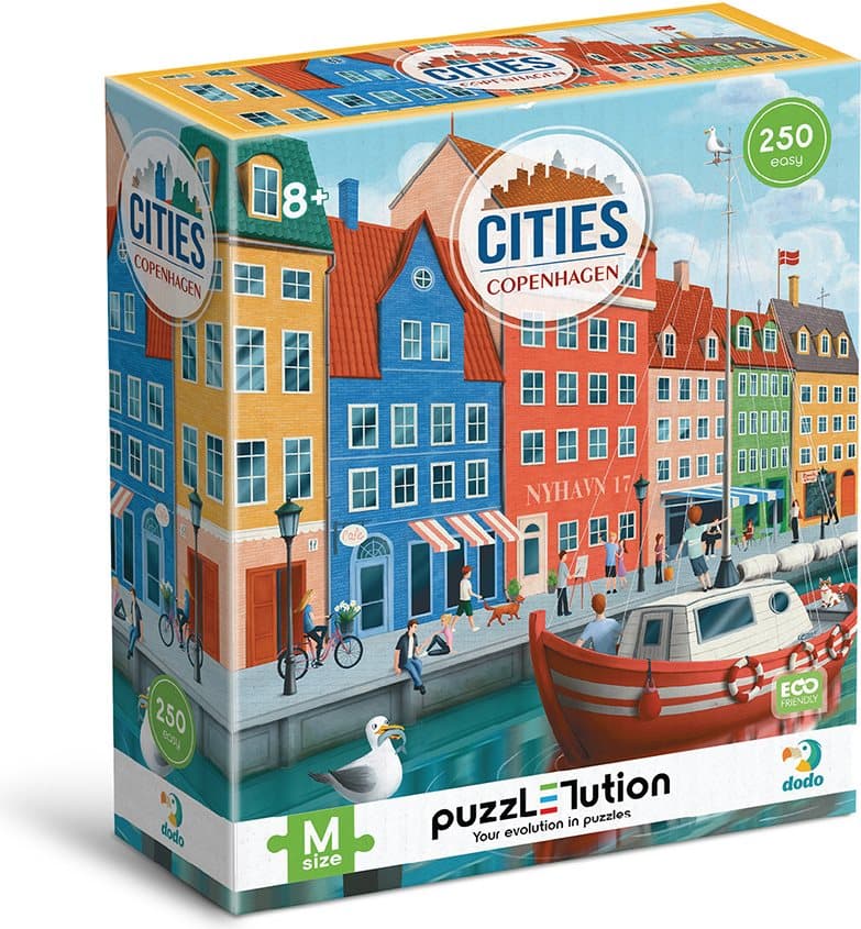 DODO Puzzle Města: Kodaň 250 dílků