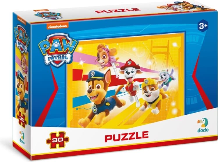 DODO Puzzle Tlapková patrola: Do akce 30 dílků