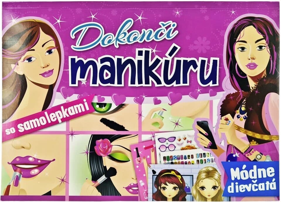 Dokončí manikúru so samolepkami