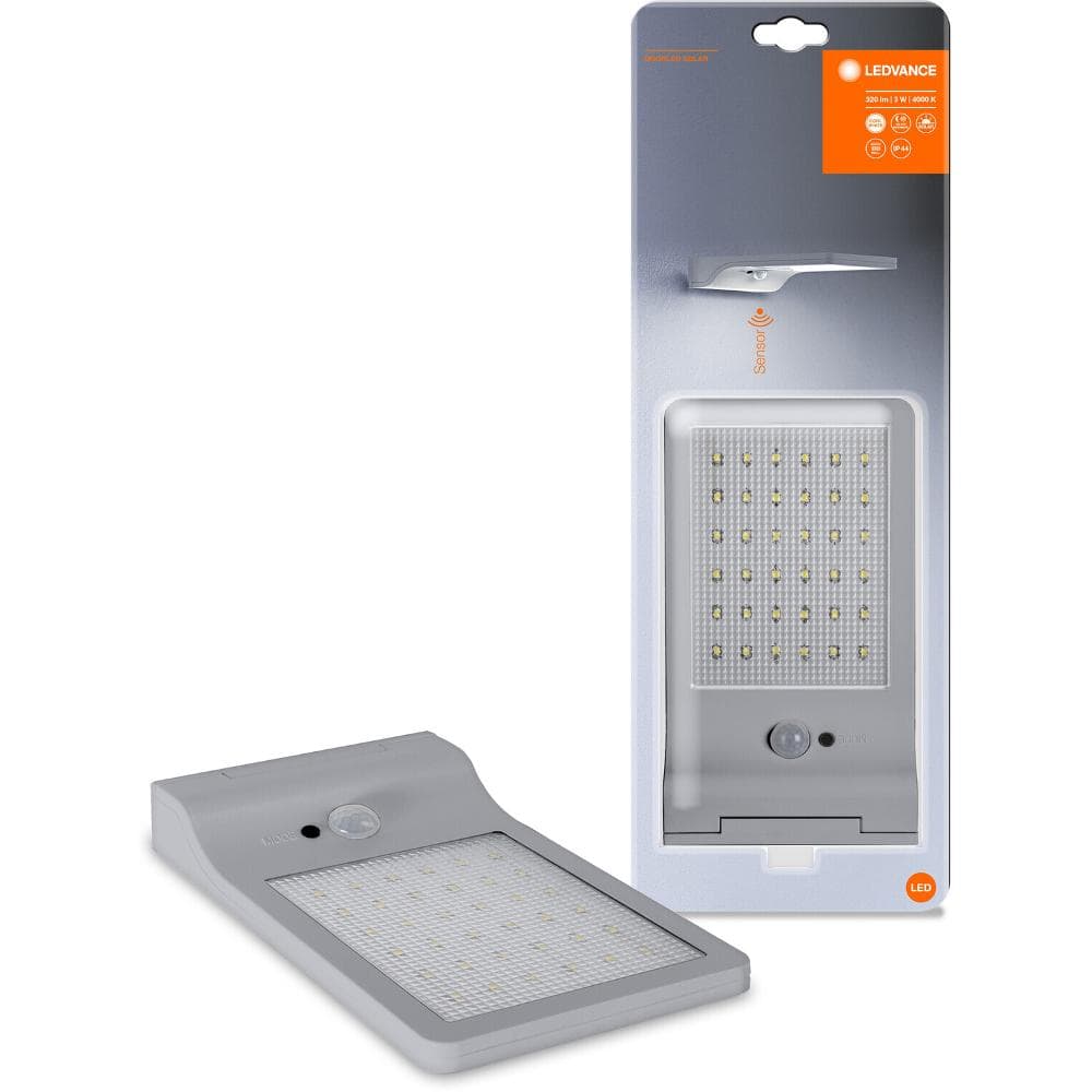 Door LED Solar Silver