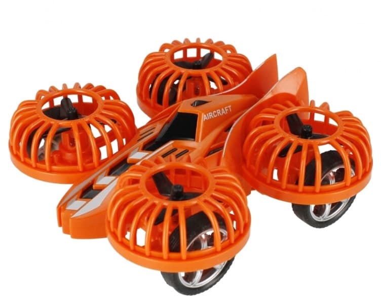Dron na kolieska 13cm - oranžová