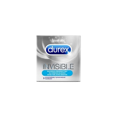 Durex 3ks invisible extra sensitive
