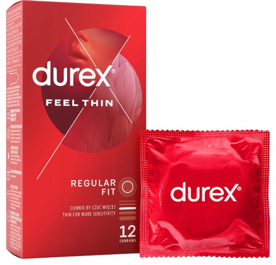 Durex kondómy 12ks Feel Thin