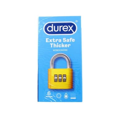 Durex kondómy 6ks Extra Safe
