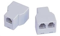 Dvojspojka RJ11, 1x6p4c/2x6p4c - telefonní