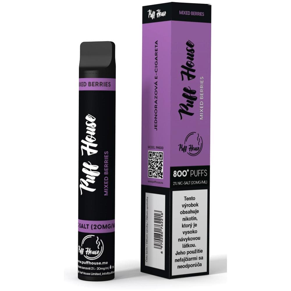 E-cigareta Mixed Berries Puff House