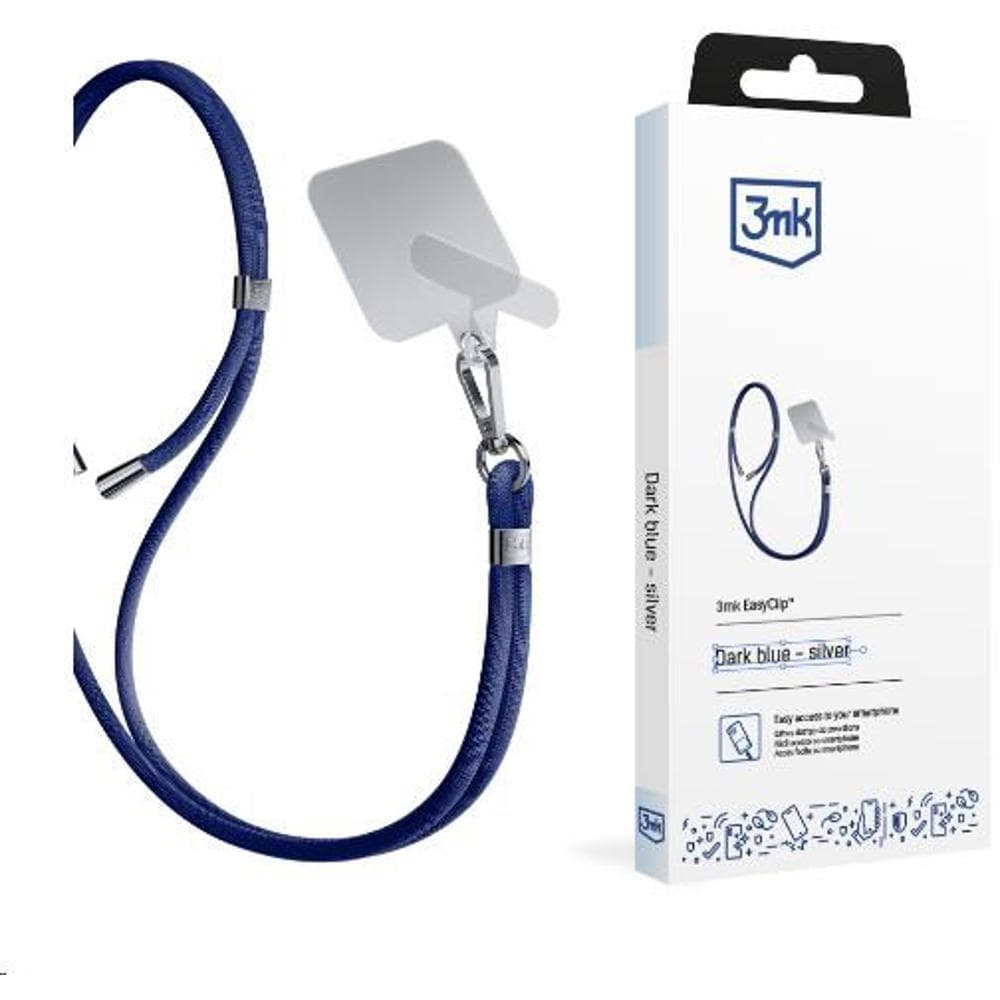 EasyClip Dark Blue (silver) 3mk