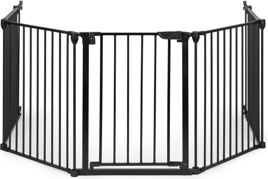 ECOTOYS Bezpečnostní zábrana černá (5 panelů)