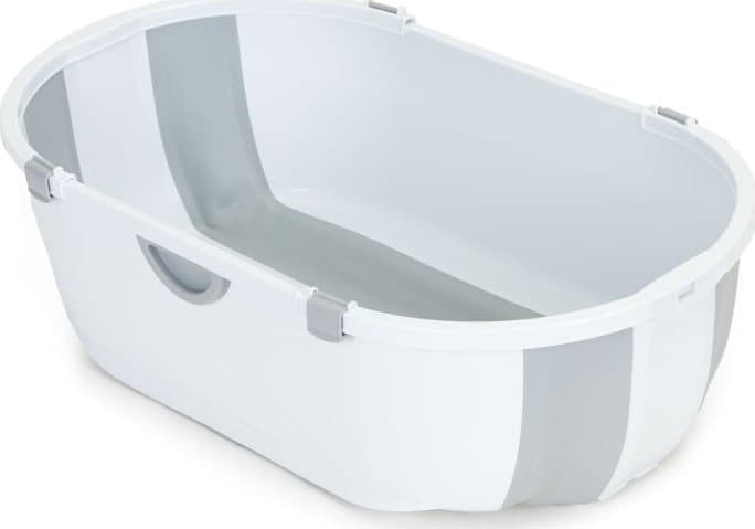 ECOTOYS Skládací vanička, šedá
