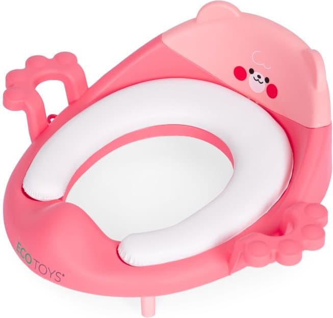 ECOTOYS Záchodové prkénko pro děti Růžové