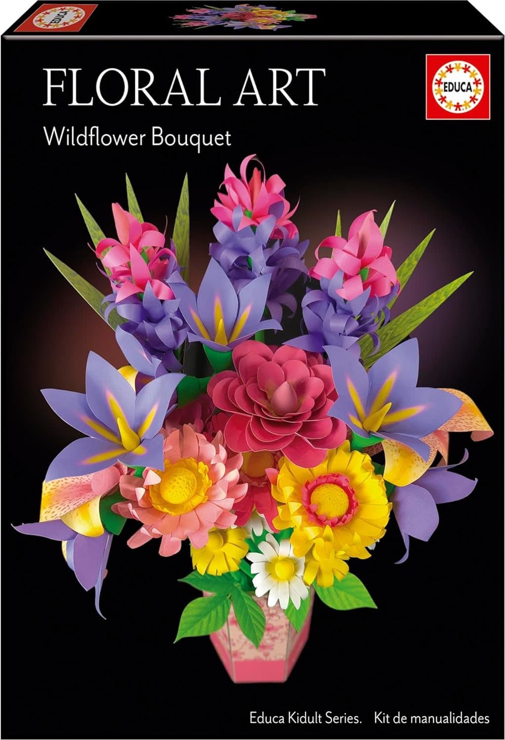 EDUCA 3D puzzle Floral Art - Polní kytice