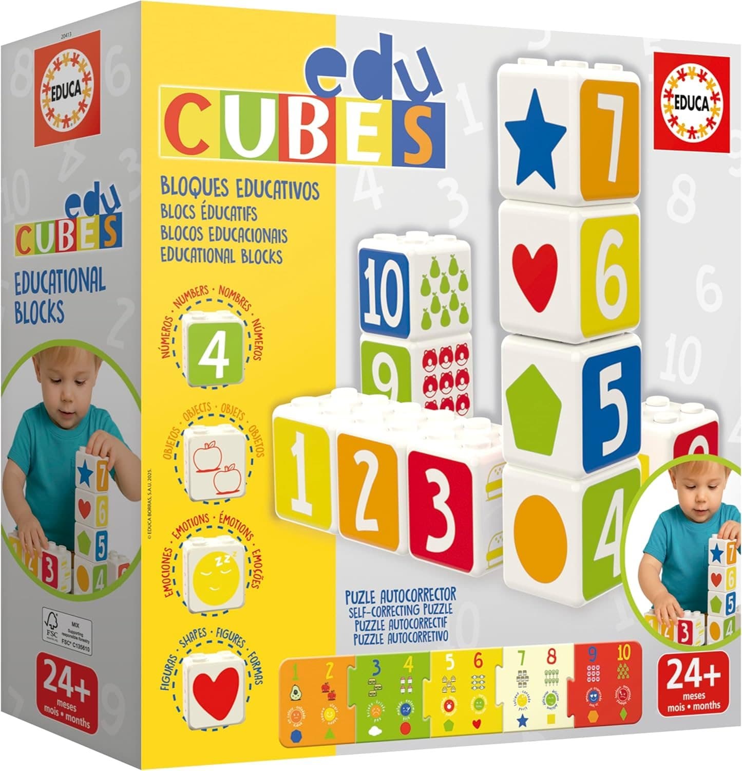 EDUCA EduCubes Baby kostky