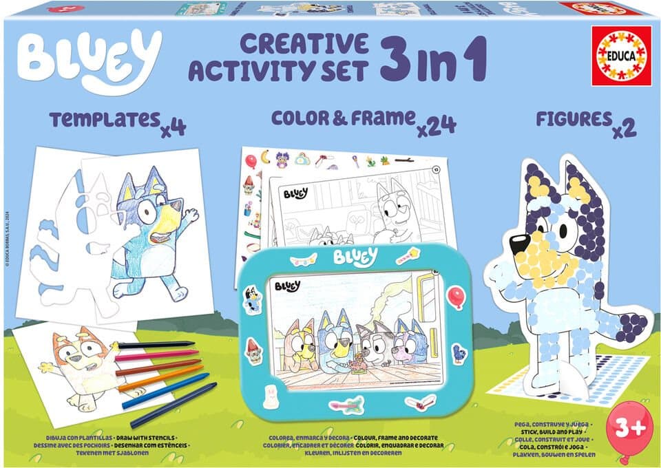 EDUCA Kreativní sada Bluey 3v1