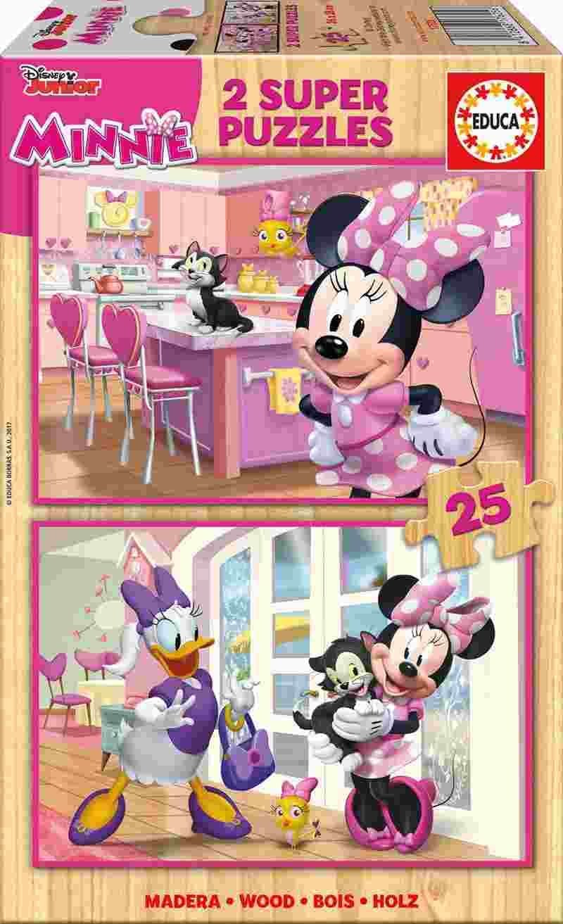Educa - Puzzle 2x25 Minnie - helpers - 40-99 dielov