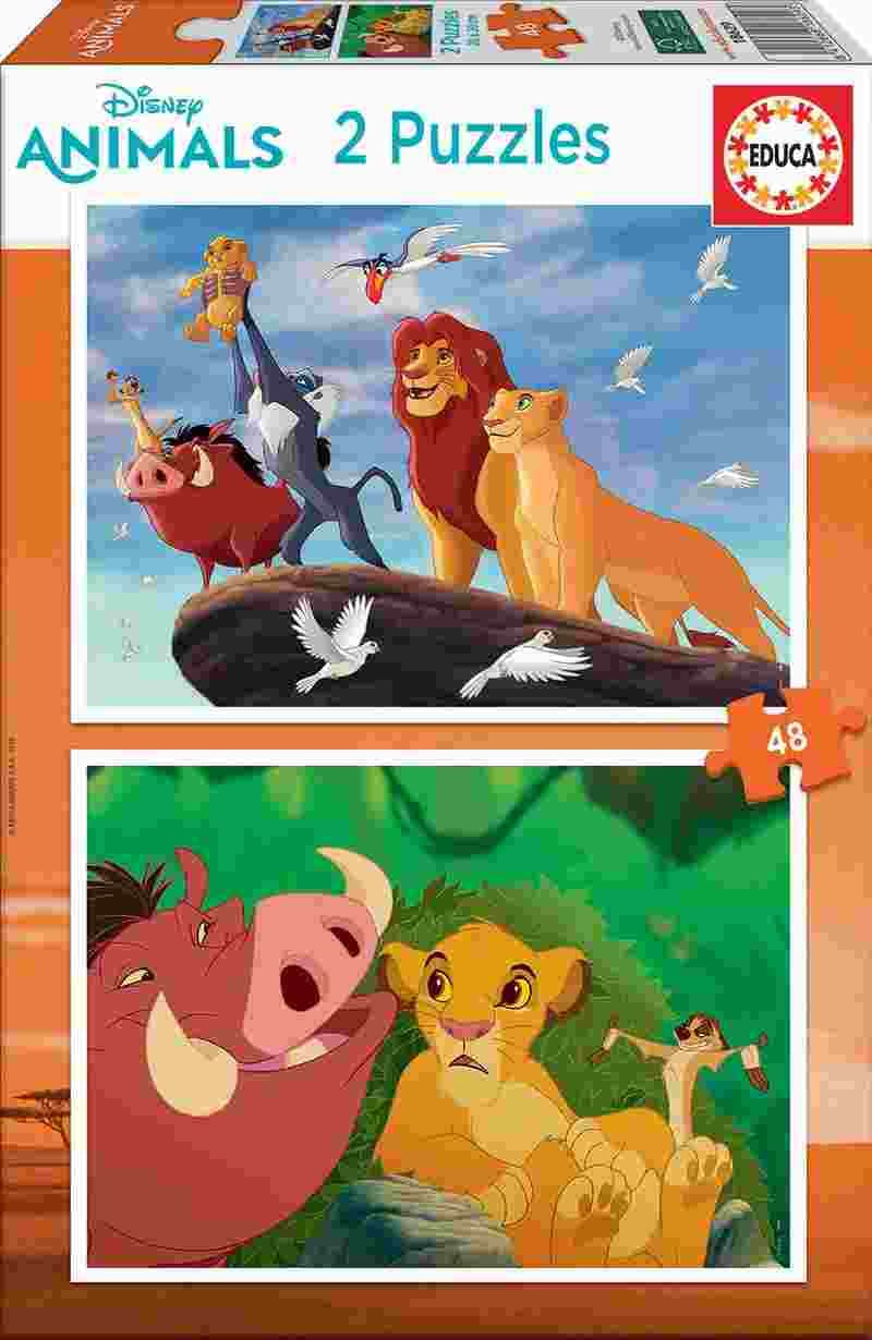 Educa - Puzzle 2x48 the Lion King - 40-99 dielov