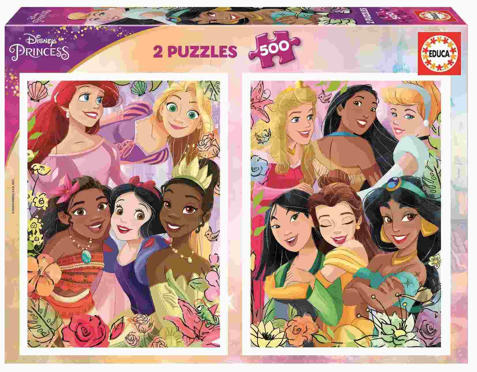 Educa - Puzzle 2x500 Disney Princess - 500 dielov