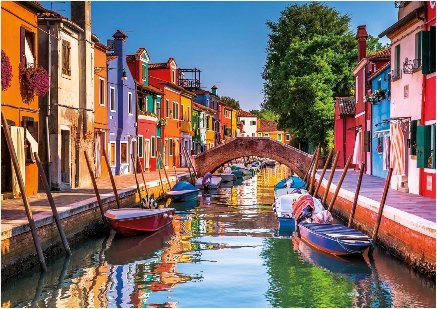 EDUCA Puzzle Burano, Itálie 3000 dílků