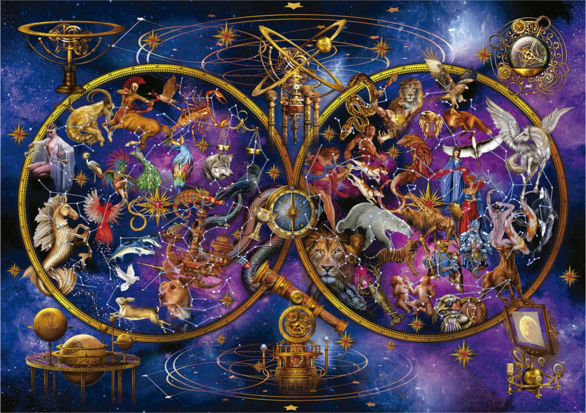 Educa - Puzzle Constellations - neon - 1000 dielov