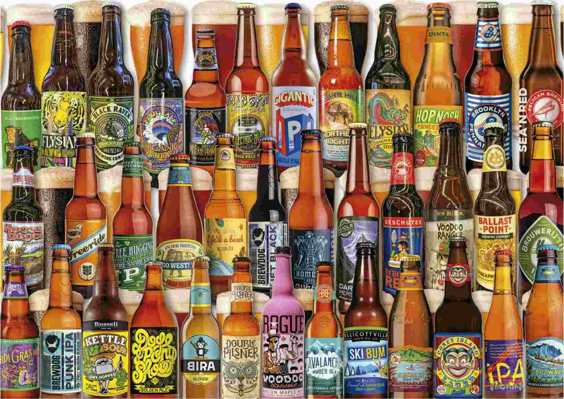 Educa - Puzzle Craft Beers - 500 dielov