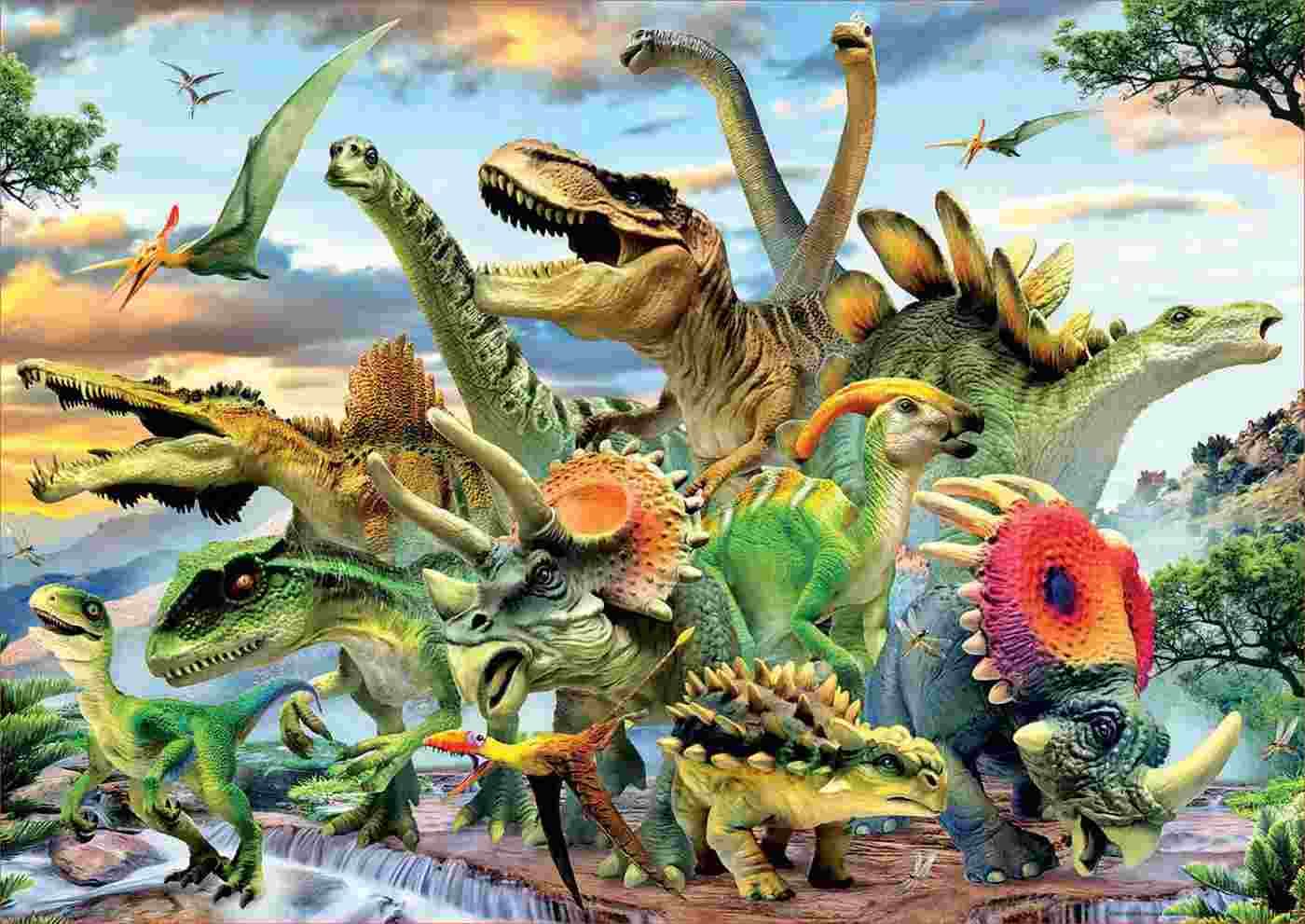 Educa - Puzzle Dinosaurs - 500 dielov