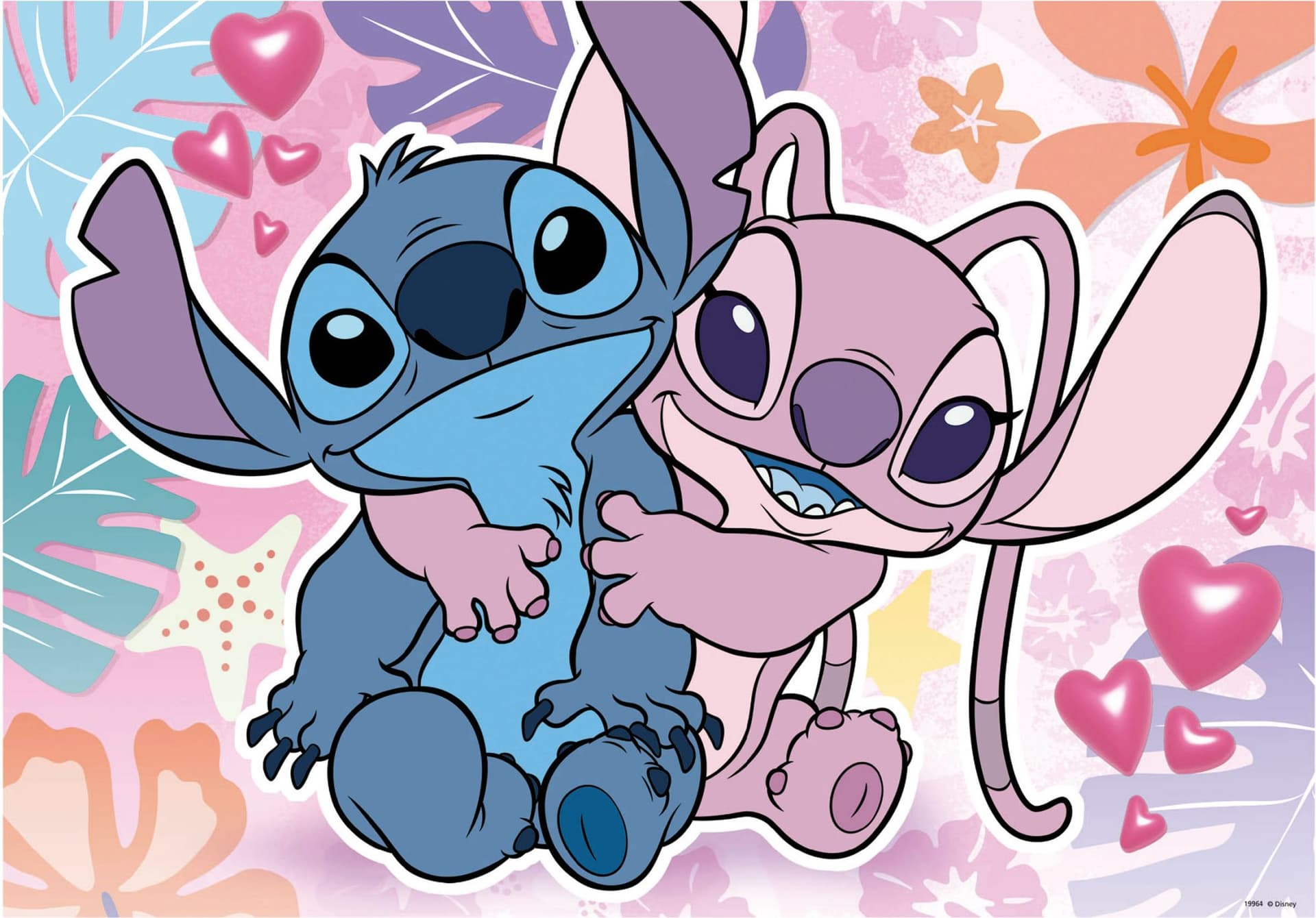 EDUCA Puzzle Disney Stitch a Angel 300 dílků