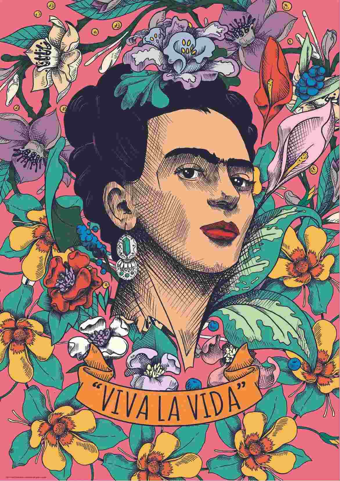 Educa - Puzzle Frida Kahlo: Viva la Vida - 500 dielov