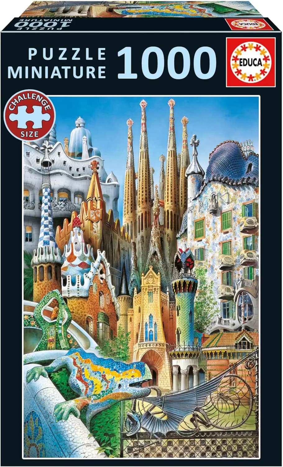Educa - Puzzle Gaudí, Collage MINI - 1000 dielov