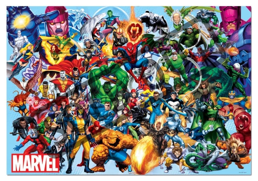 EDUCA Puzzle Hrdinové Marvel 1000 dílků