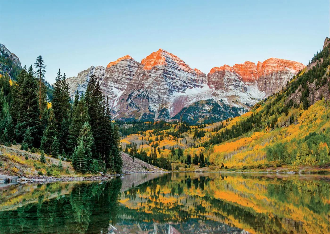 Educa - Puzzle Maroon Bells, USA - 2000 dielov