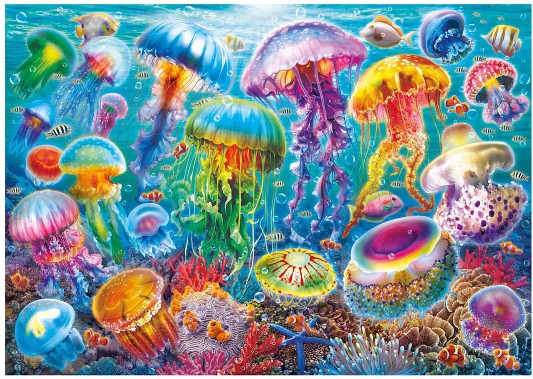 EDUCA Puzzle Medúzy 1000 dílků