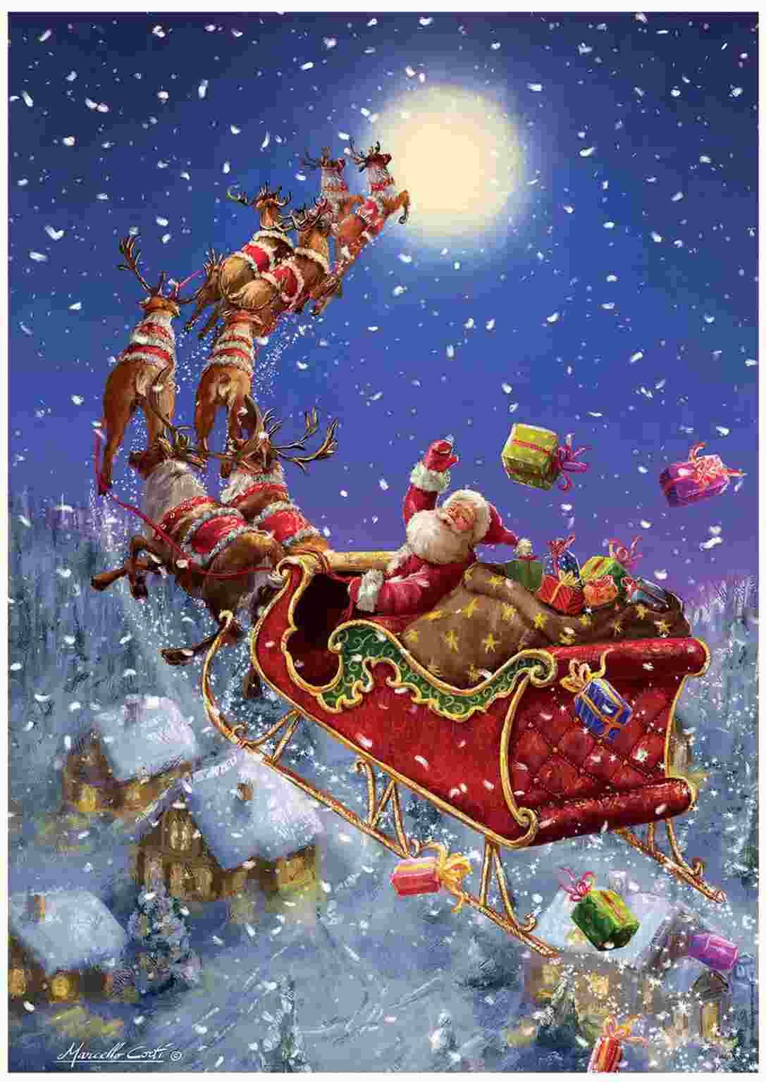 Educa - Puzzle Santa Claus is coming - 500 dielov