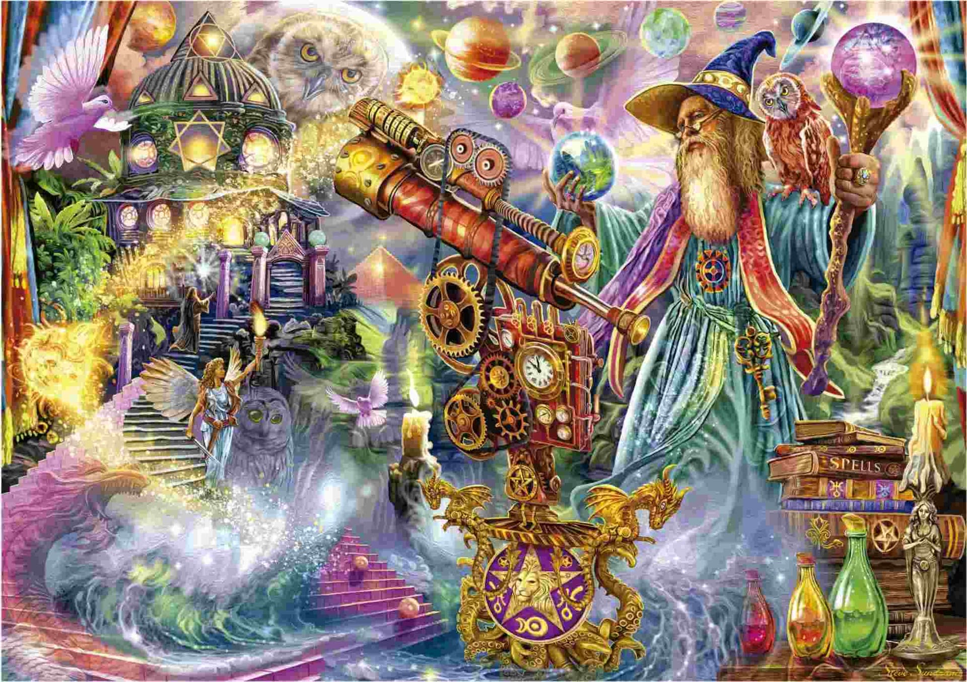 Educa - Puzzle Wizard Spell - 1500 dielov