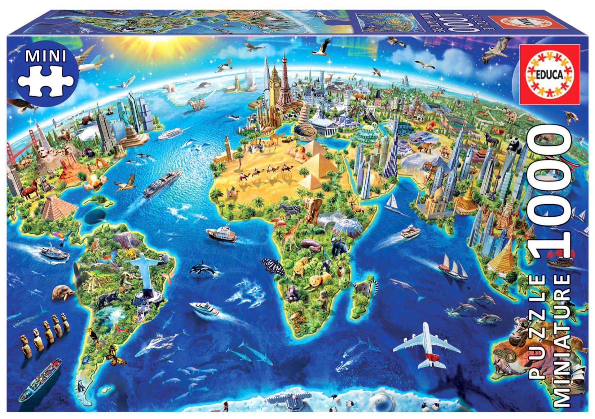 Educa - Puzzle World Symbols Miniature - 1000 dielov