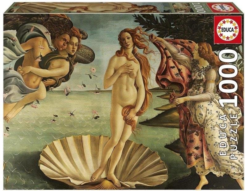 EDUCA Puzzle Zrození Venuše 1000 dílků