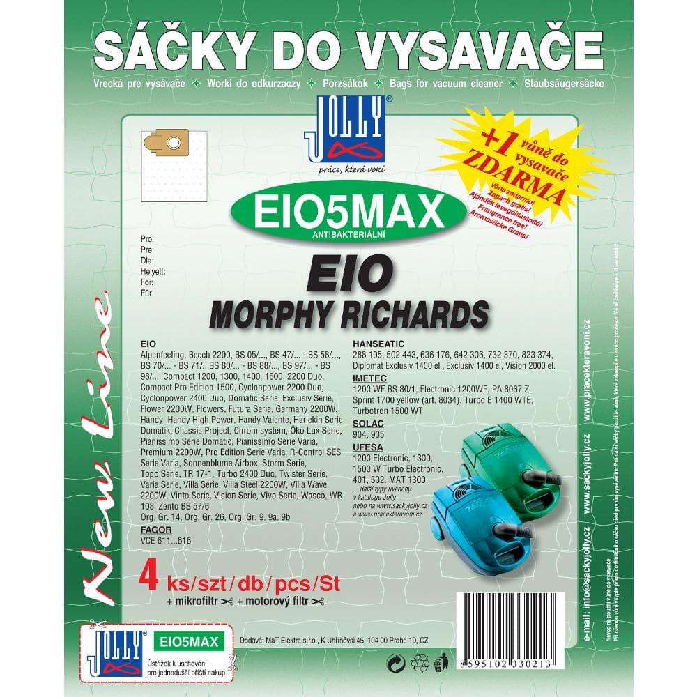 EIO 5 MAX SÁČOK DO VYSÁVAČA JOLLY