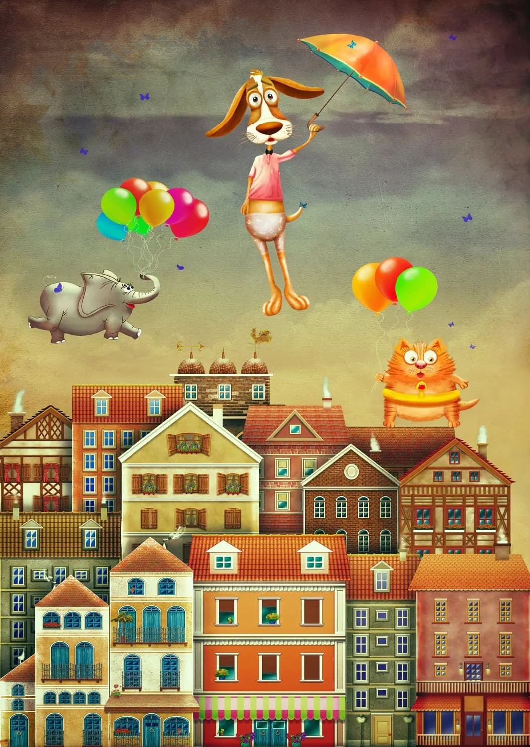 Enjoy - Puzzle Above the City - 1000 dielov