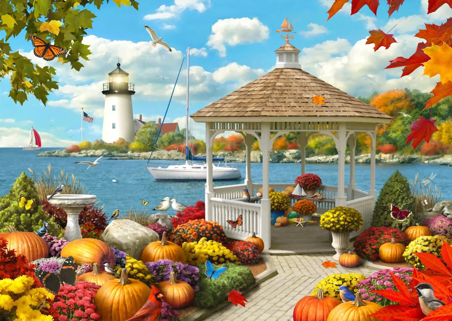 Enjoy - Puzzle Autumn Splendor - 1000 dielov